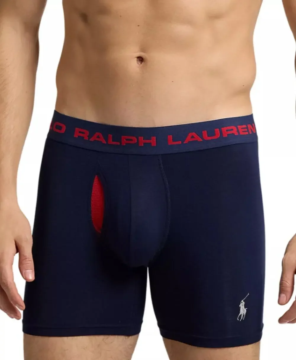 Polo Ralph Lauren Men's S Blue Perfect Flex Pouch Boxer Briefs C15-3
